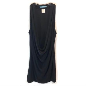 Marciano Black Cowl Neck Tunic Tank Top S/P